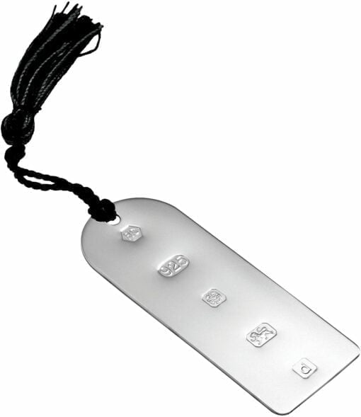 Sterling Silver with Feature Hallmark Arch Bookmark With Tassel