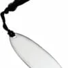 Plain Sterling Silver Oval Bookmark With Tassel
