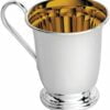 Carrs Sterling Silver Gilded Childrens Classic Cup