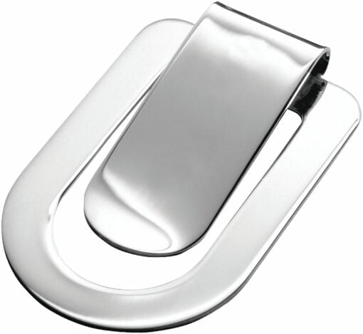 Sterling Silver Plain Wide Money Clip from Carrs Silver