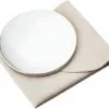 Sterling Silver Plain Handbag Mirror by Carrs Silver