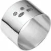 Sterling Silver Round Napkin Ring With Feature Hallmark by Carrs Silver
