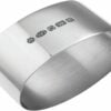 Hallmarked Sterling Silver Oval Napkin Ring from Carrs Silver