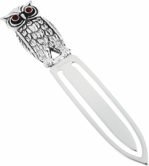 Sterling Silver Owl Bookmark by Carrs Silver