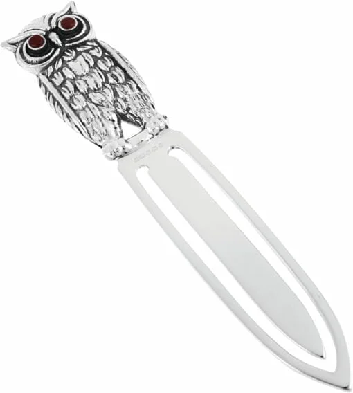 Sterling Silver Owl Bookmark by Carrs Silver