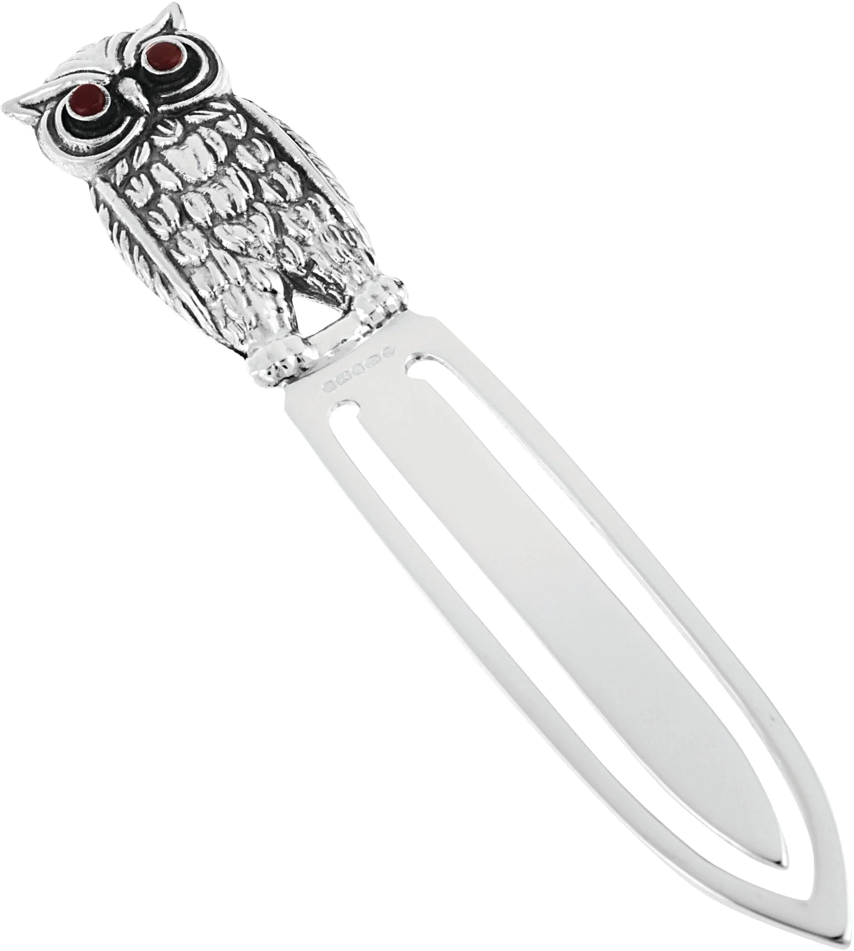 Sterling Silver Owl Bookmark by Carrs Silver