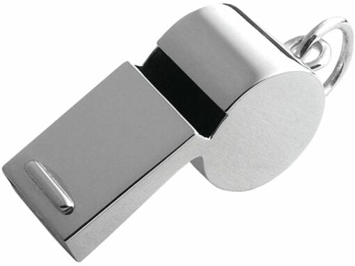 Sterling Silver Referee Whistle from Carrs Silver