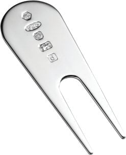 Carrs Sterling Silver Golf Pitch Repairer With Feature Hallmark