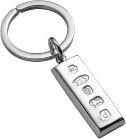 sterling silver keyring