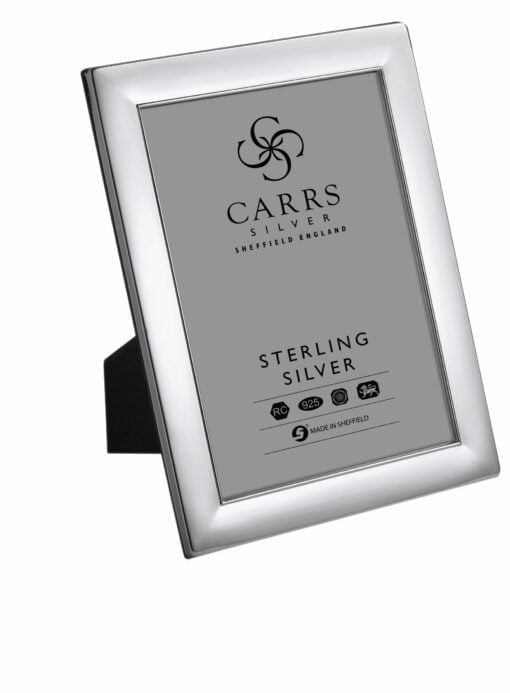 Sterling Silver Plain Cushioned Photo Frame from Carrs Silver