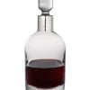 Sterling Silver Lead Crystal Heavy Based Round Decanter from Carrs Silver
