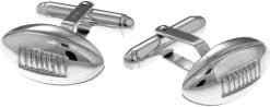 Carrs Sterling Silver Rugby Ball Post Cufflinks