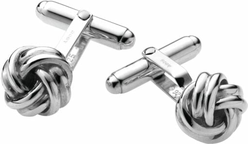 Sterling Silver Celtic Knot Post Cufflinks from Carrs Silver