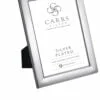 Silver Plated 5 x 3.5 Plain Photo Frame With Wood Back - Carrs Silver