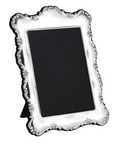 Sterling Silver Plain Daisy Rectangular Photograph Frame - Carrs Silver