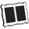Sterling Silver Traditional Plain Daisy 3.5 x 2.5 Double Photograph Frame from Carrs Silver