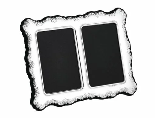 Sterling Silver Traditional Plain Daisy 3.5 x 2.5 Double Photograph Frame from Carrs Silver