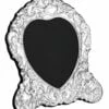 Sterling Silver Traditional Heart Cherub 6 x 4 Inch Photograph Frame by Carrs Silver