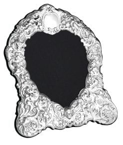 Sterling Silver Traditional Heart 6 x 6 Inch Photograph Frame by Carrs Silver