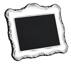 Sterling Silver Traditional Plain Daisy Landscape 3.5 x 5 Inch Photograph Frame by Carrs Silver