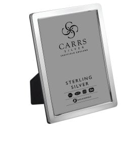 Sterling Silver Plain Narrow Photograph Frame from Carrs Silver