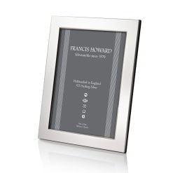 Sterling Silver Flat Plain Westminster Photograph Frame by Francis Howard