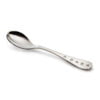 Sterling Silver Modern Children's Spoon with Feature Hallmark by Francis Howard