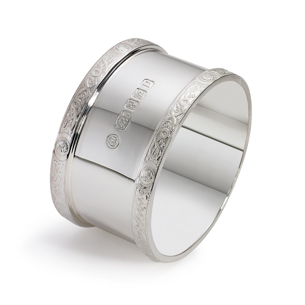 Sterling Silver Celtic Napkin Ring by Francis Howard