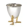 Sterling Silver Chicken Leg Egg Cup by Francis Howard