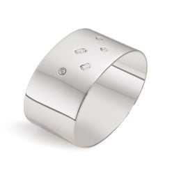 Sterling Silver Oval Napkin Ring by Francis Howard