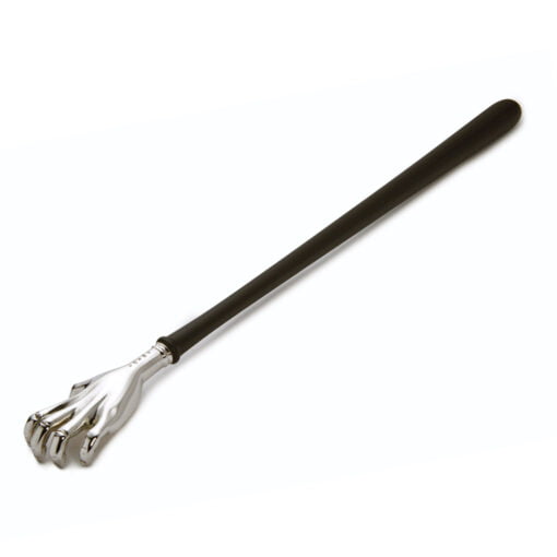 Sterling Silver Backscratcher with Ebony Handle by Francis Howard