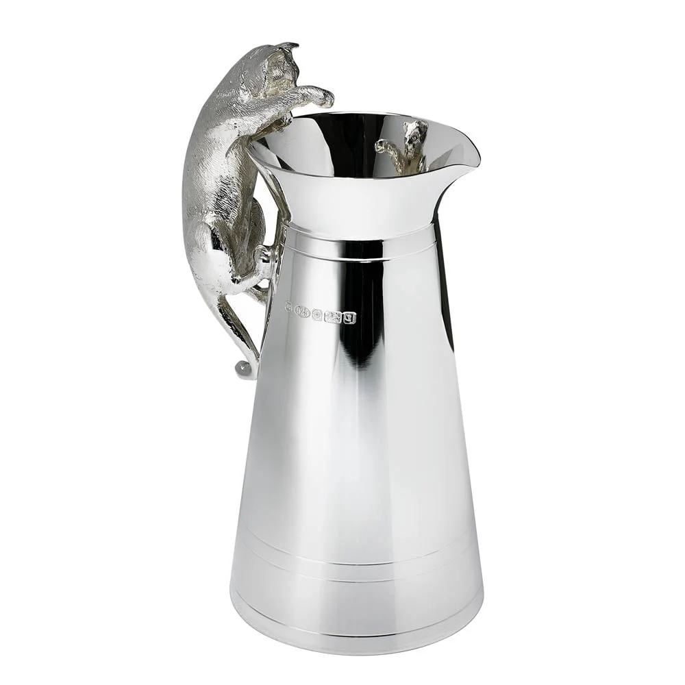 Sterling Silver " Cat Got The Cream Jug " From Francis Howard
