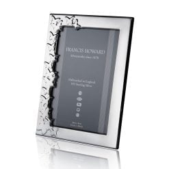 Sterling Silver Butterfly Photograph Frame by Francis Howard