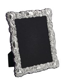 Sterling Silver Fancy 8 x 6 Antique Effect Photograph Frame - Carrs Silver
