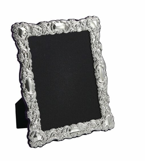 Sterling Silver Fancy 8 x 6 Antique Effect Photograph Frame - Carrs Silver
