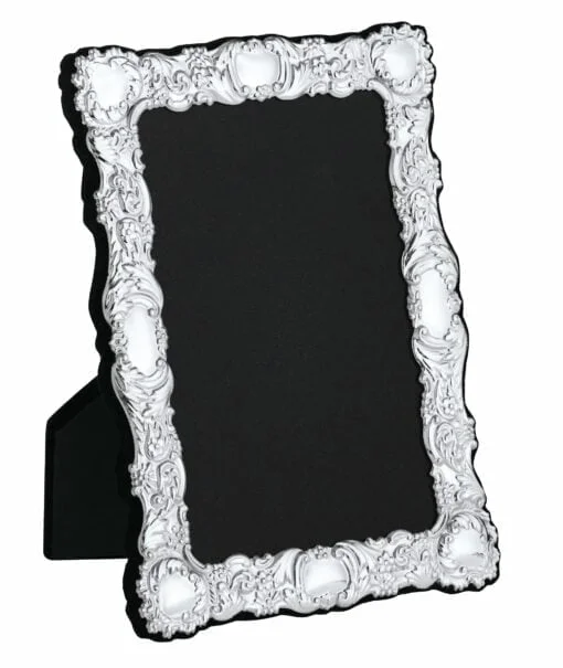 Sterling Silver Fancy 6 x 4 Antique Effect Photograph Frame - Carrs Silver