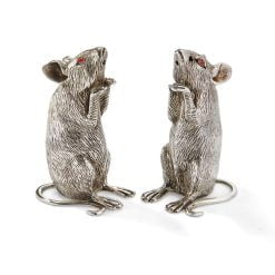 Silver Mice Salt & Pepper