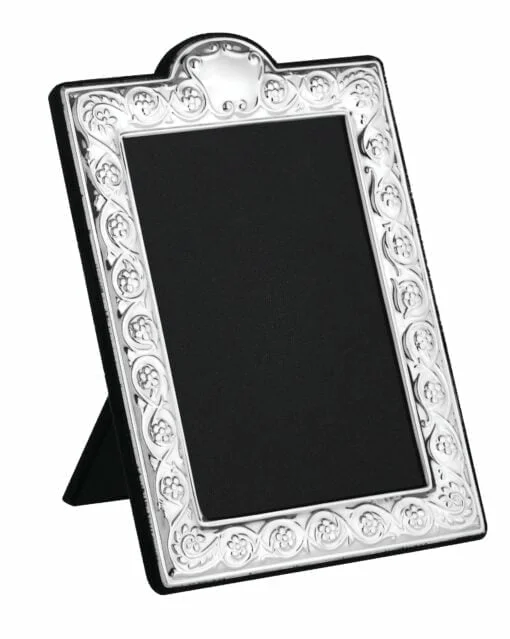 Sterling Silver 6 x 4 British Antique Ornate Photograph Frame - Carrs Silver