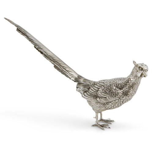 Sterling Silver Medium Pheasants Pair from Francis Howard - Image 2