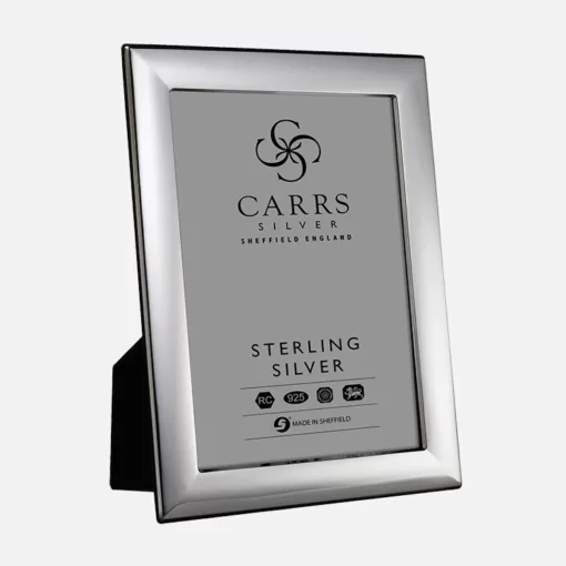 Sterling Silver Plain Berkeley Photograph Frame by Carrs Silver