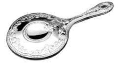 Sterling Silver Victoriana Hand Held Mirror from Carrs Silver