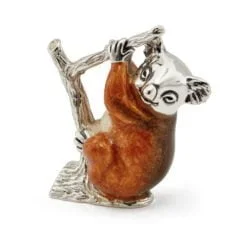 Saturno Sterling Silver and Enamel Koala Bear