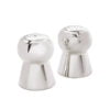 Sterling Silver salt and pepper shakers in the form of champagne corks