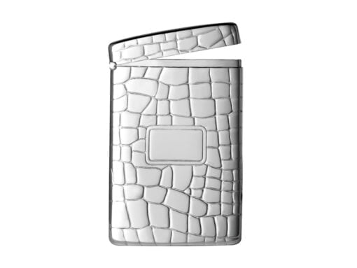 carrs silver crocodile business card holder