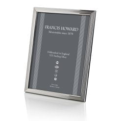 Sterling Silver Engine Turned Oxford Photograph Frame by Francis Howard