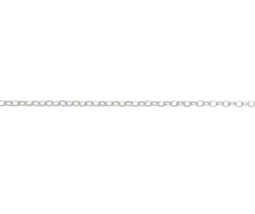 sterling silver oval belcher chain