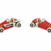 saturno silver ferrari cufflinks