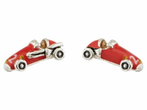 saturno silver ferrari cufflinks