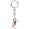 Saturno Silver Seahorse Keyring