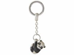 Saturno Silver Hanging Panda Keyring